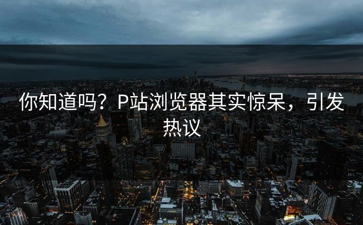 P站
